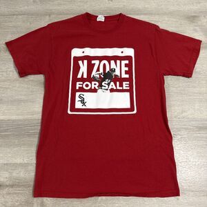 Chris Sale Shirt Chicago White Sox Baseball Men's Red Jerzees Medium 100% Cotton
